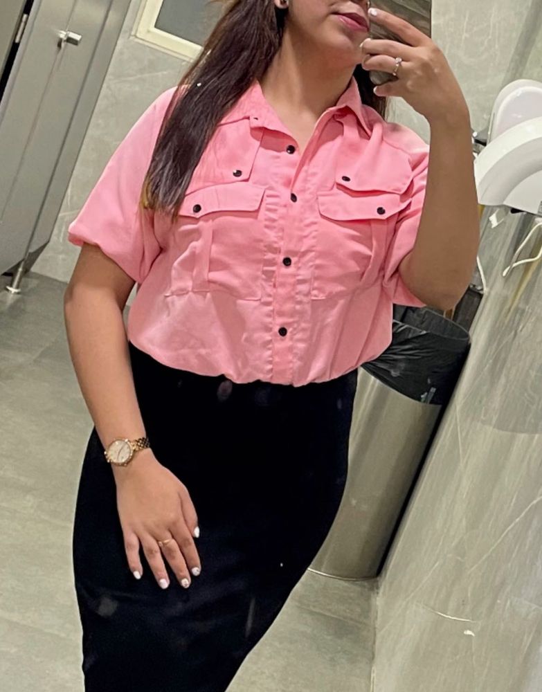 Girly Button Top Shirt