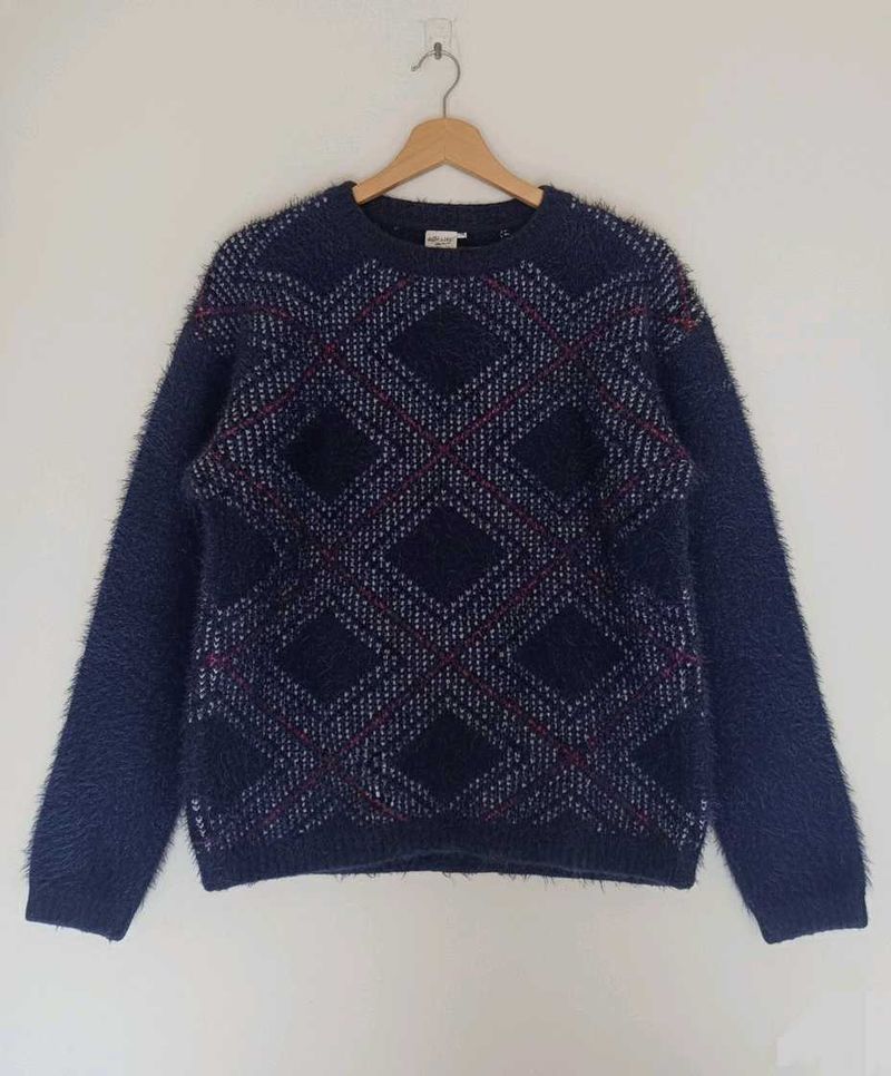 Patterned Knit Sweater