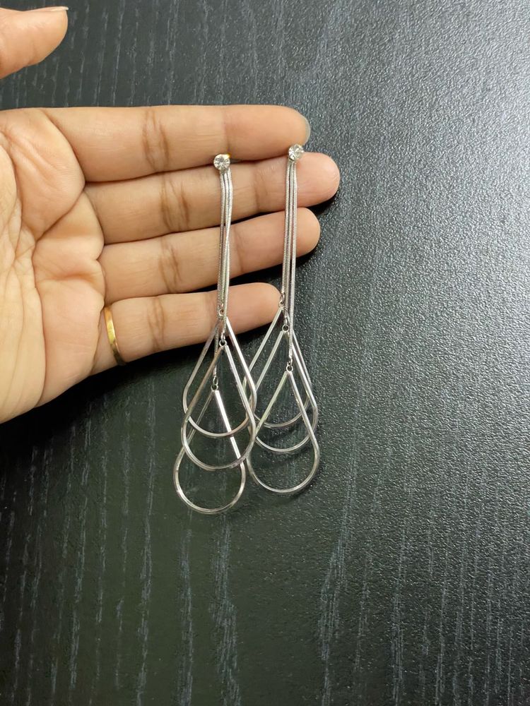 Elegant Silver Dangle Earrings