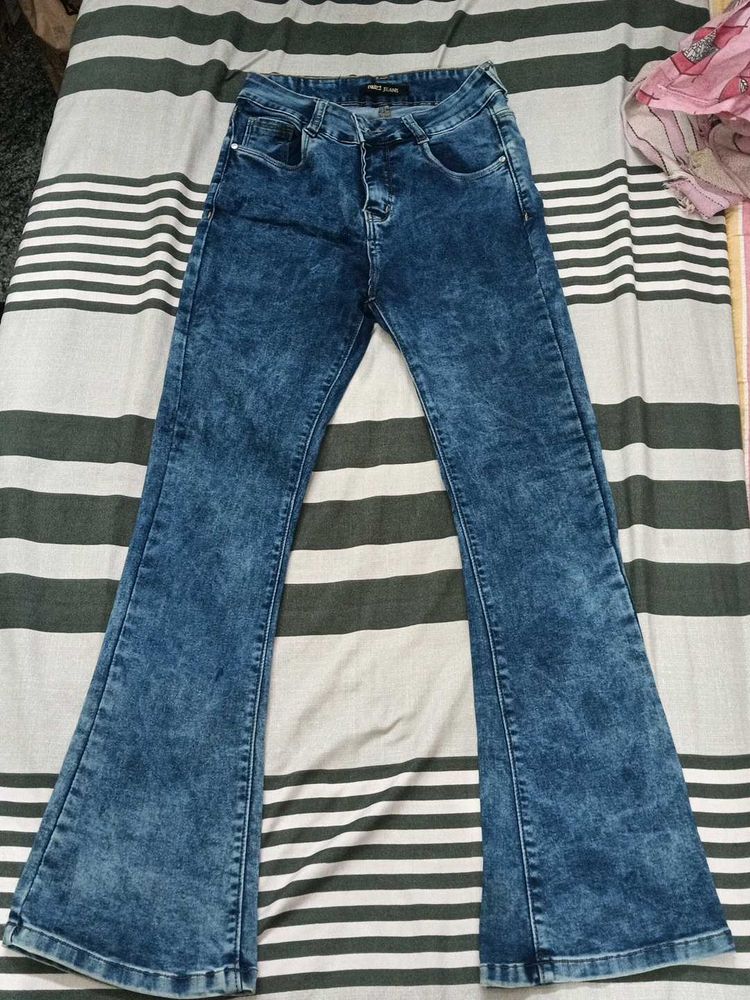 Flared Denim Jeans
