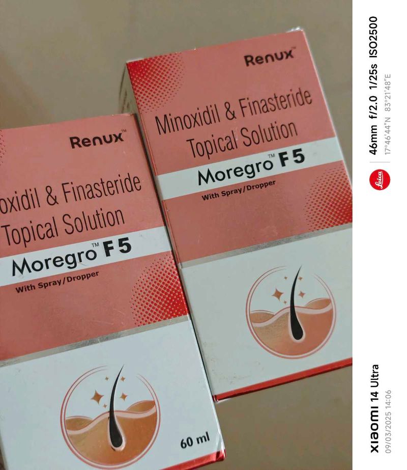 Minoxidil and finasteride solution