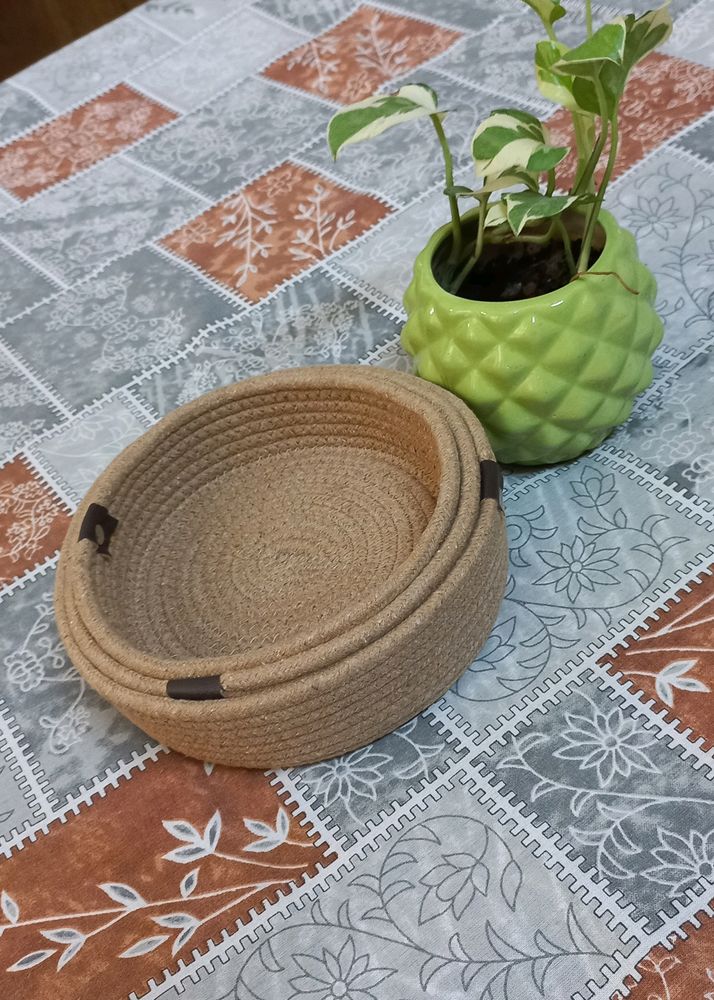 Jute Storage Container