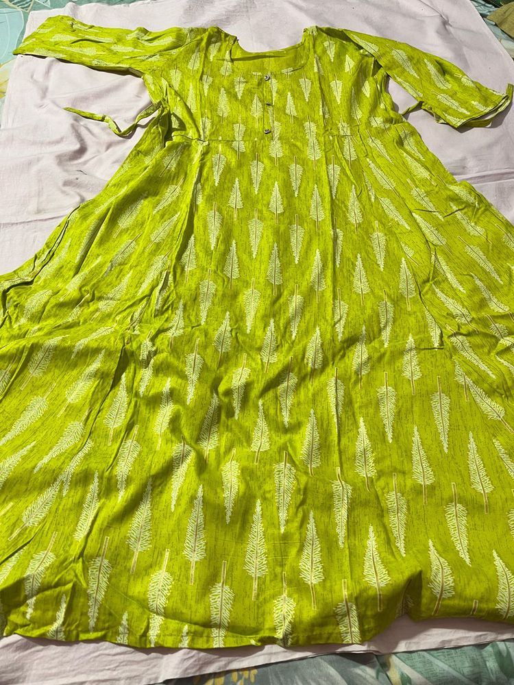 green kurti