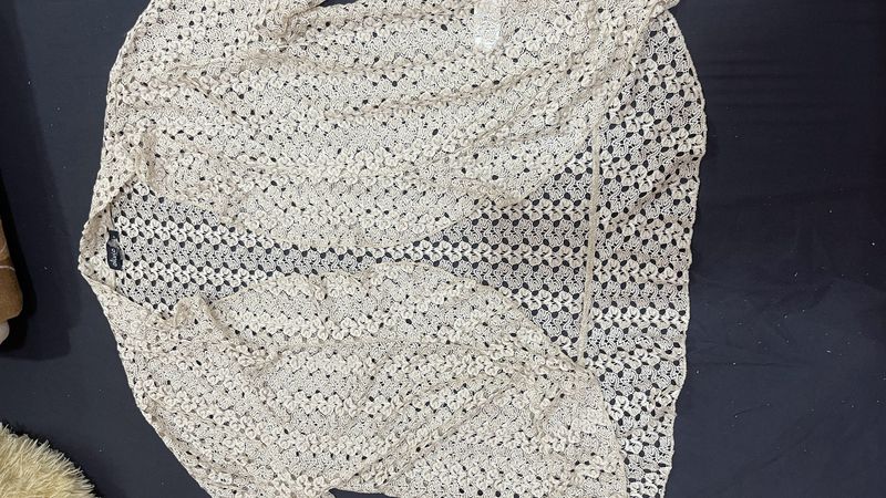 Crochet Cover Up, an overcoat