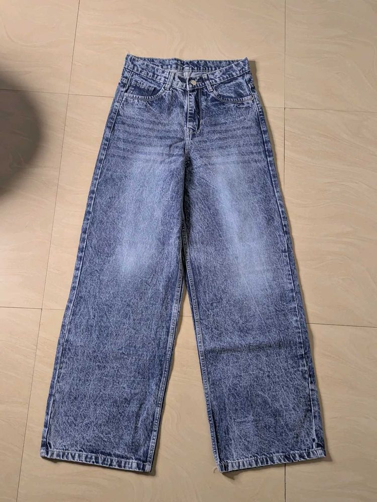 Glitch Wide Leg Jeans