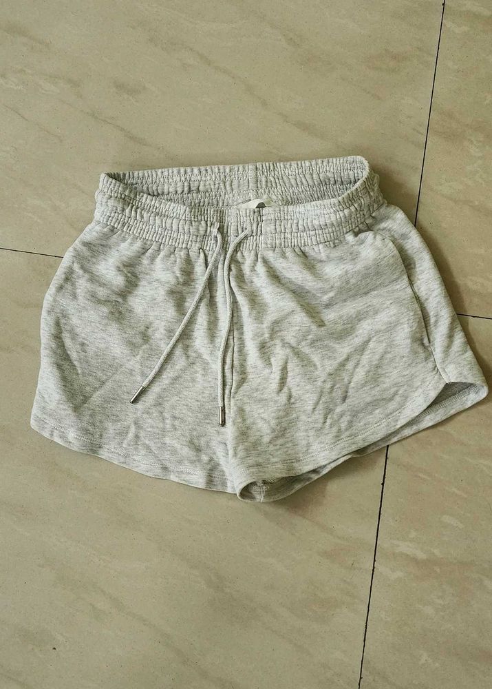 Grey Casual Shorts