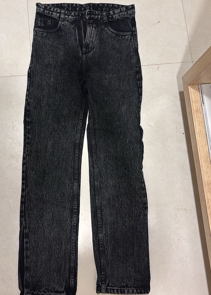 Black Wash Denim Jeans