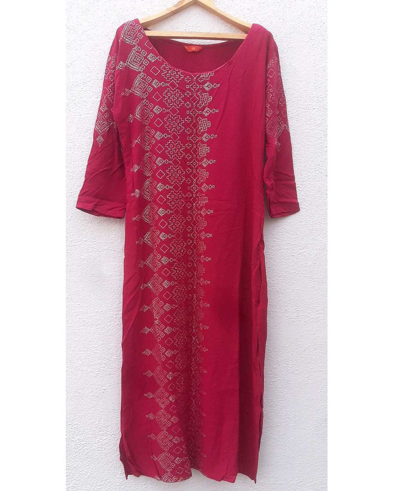 W Brand Straight Cut Kurti