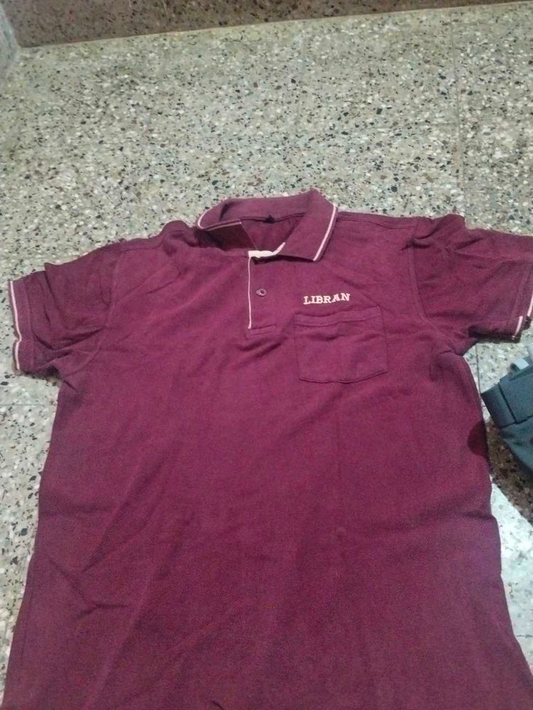 Maroon Polo T-Shirt