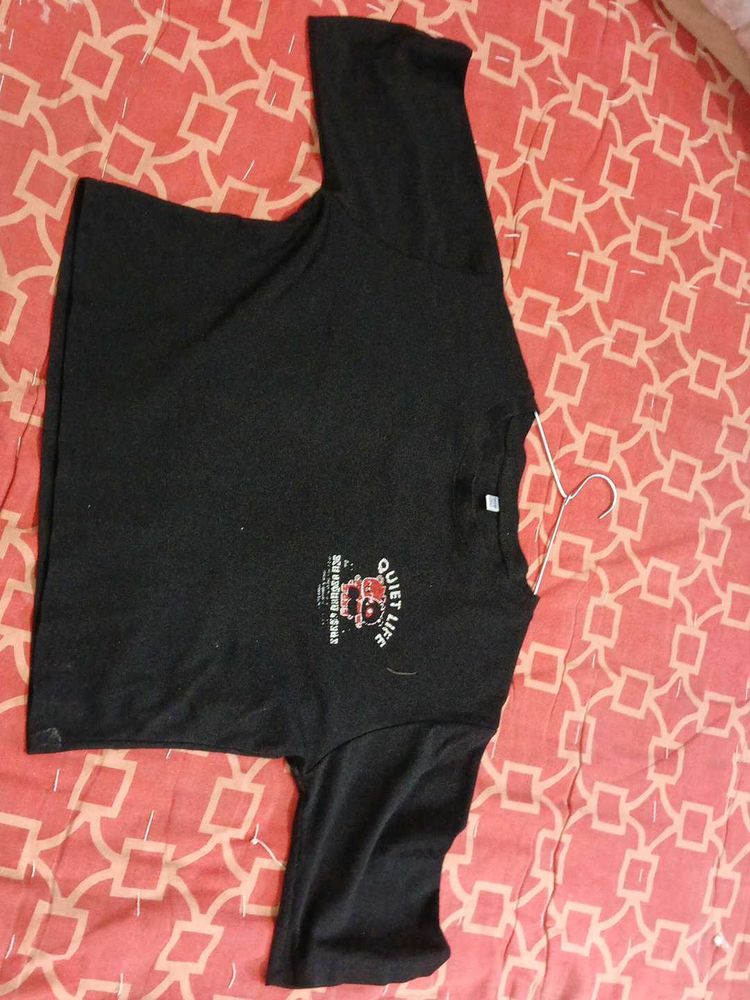 Black Graphic Tee