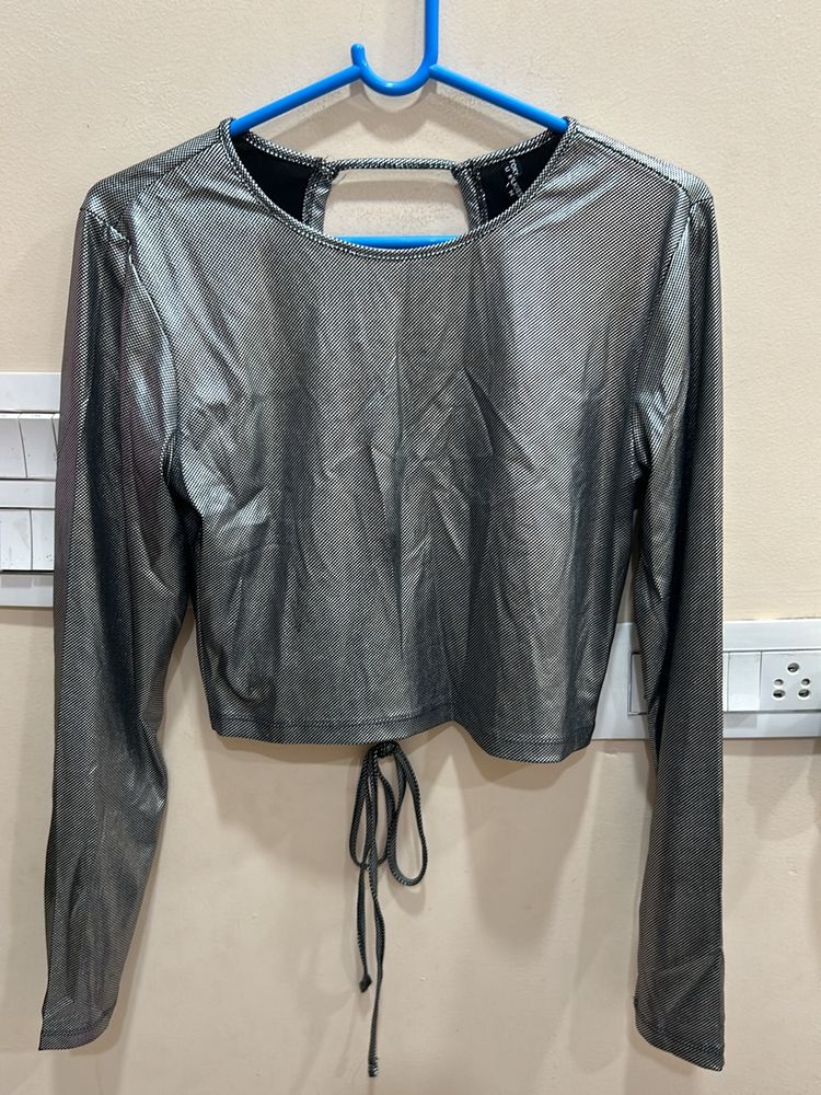 SALE! Party Wear Silver Top