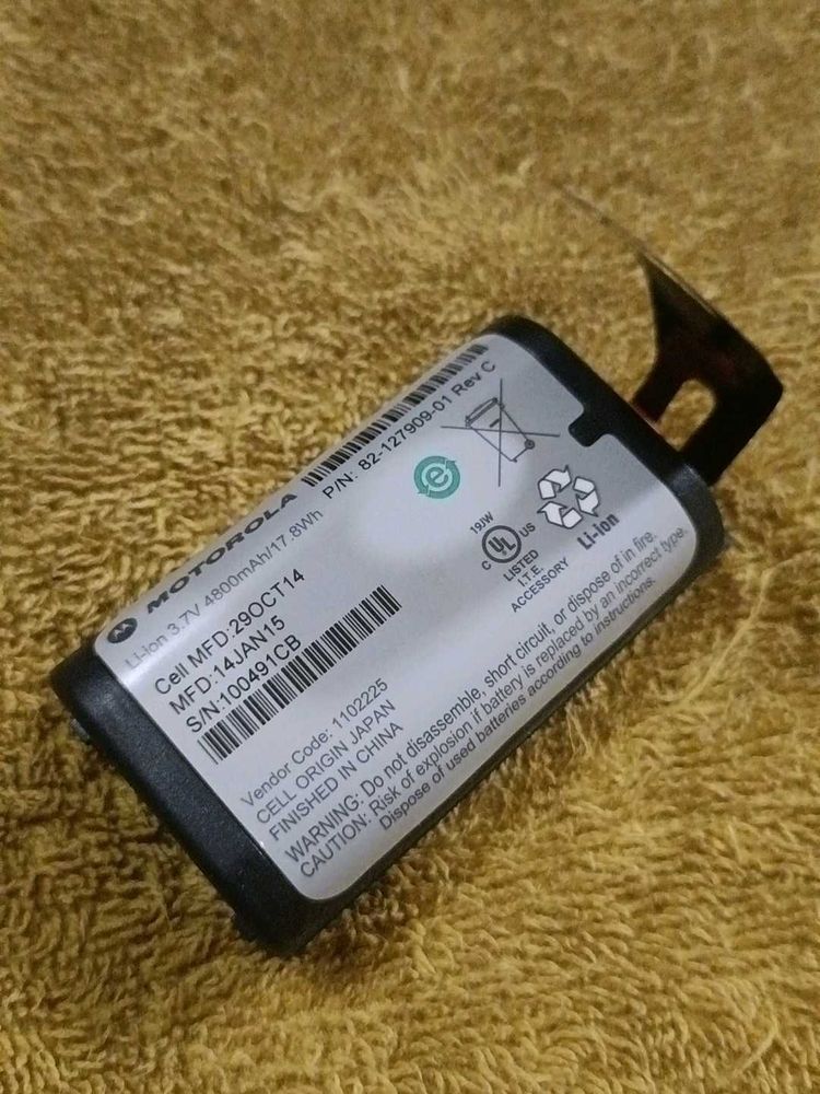 Motorola Battery 82-127909-01 Rev C