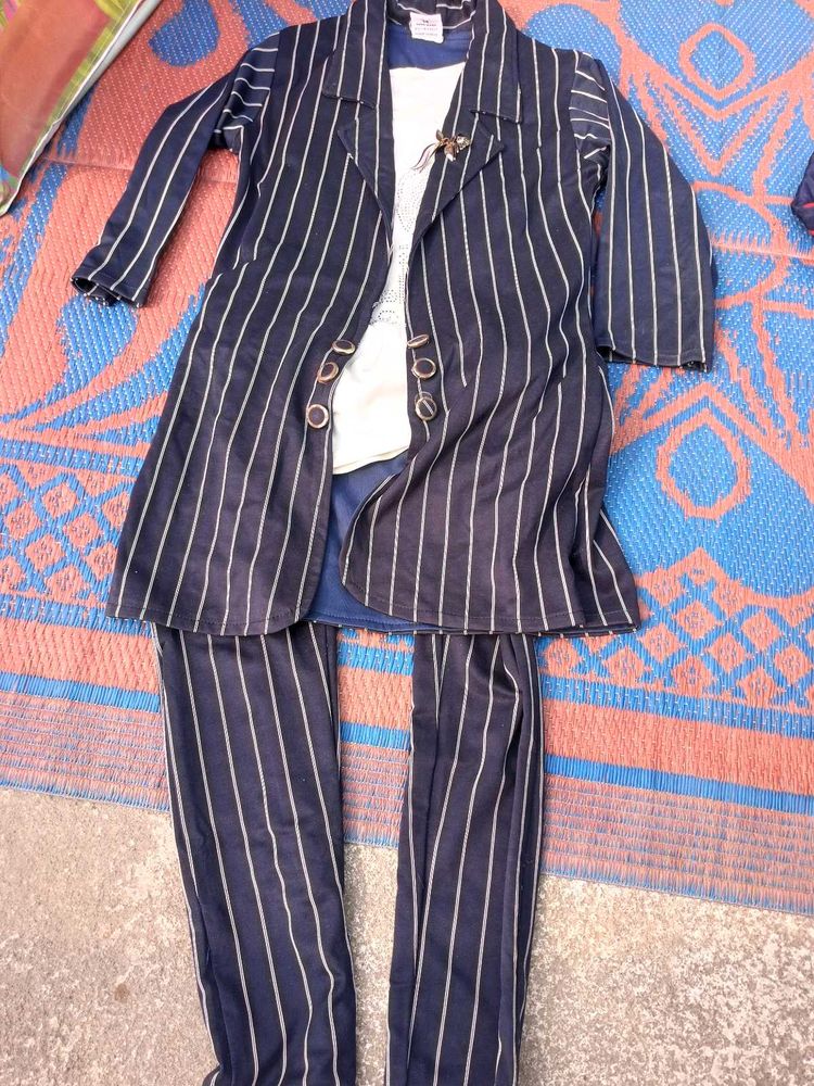 Striped Girls' Clothing Set