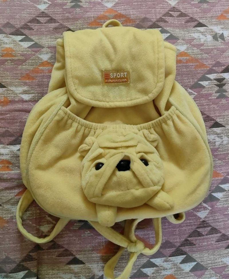 Cute Dog Faced Bagpack For Kids