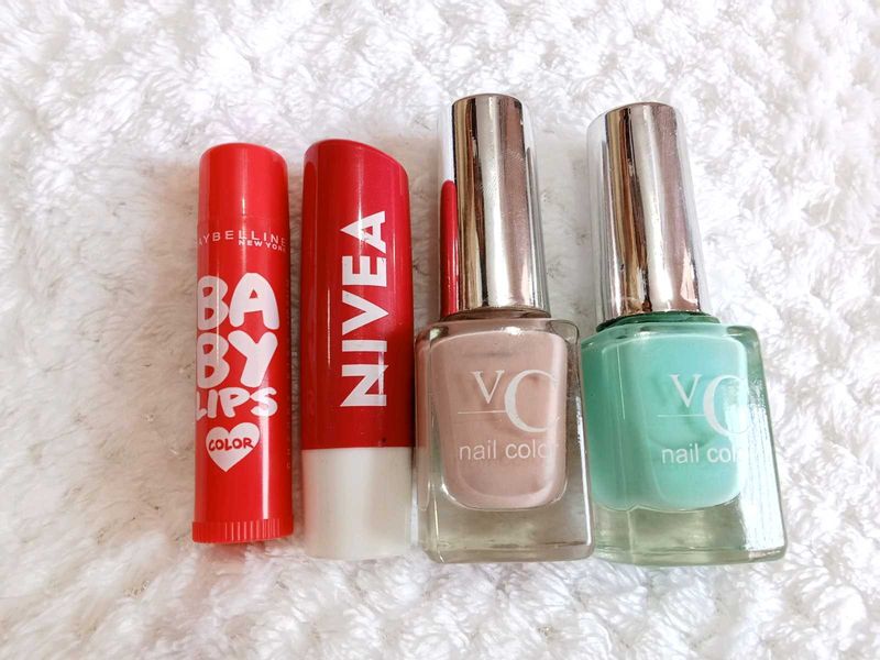 lippies and nailpolishes 💅🏻