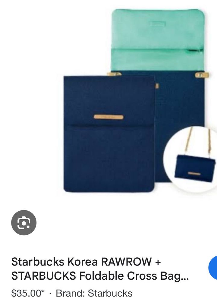 Starbucks Foldable Cross Bag New Unused