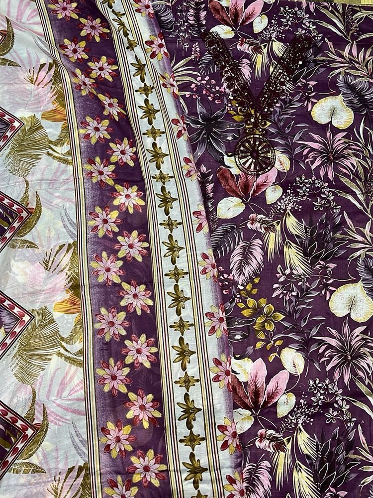 Floral &amp; Striped Fabric