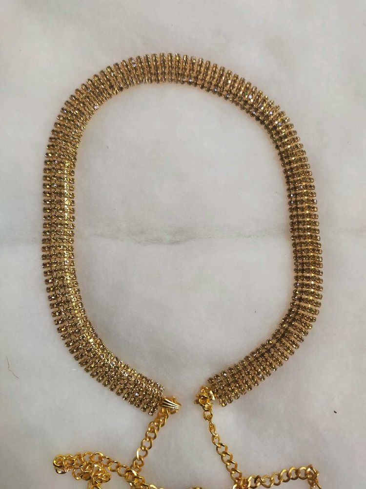 6 Layer Cubic Zircon Golden kamarband