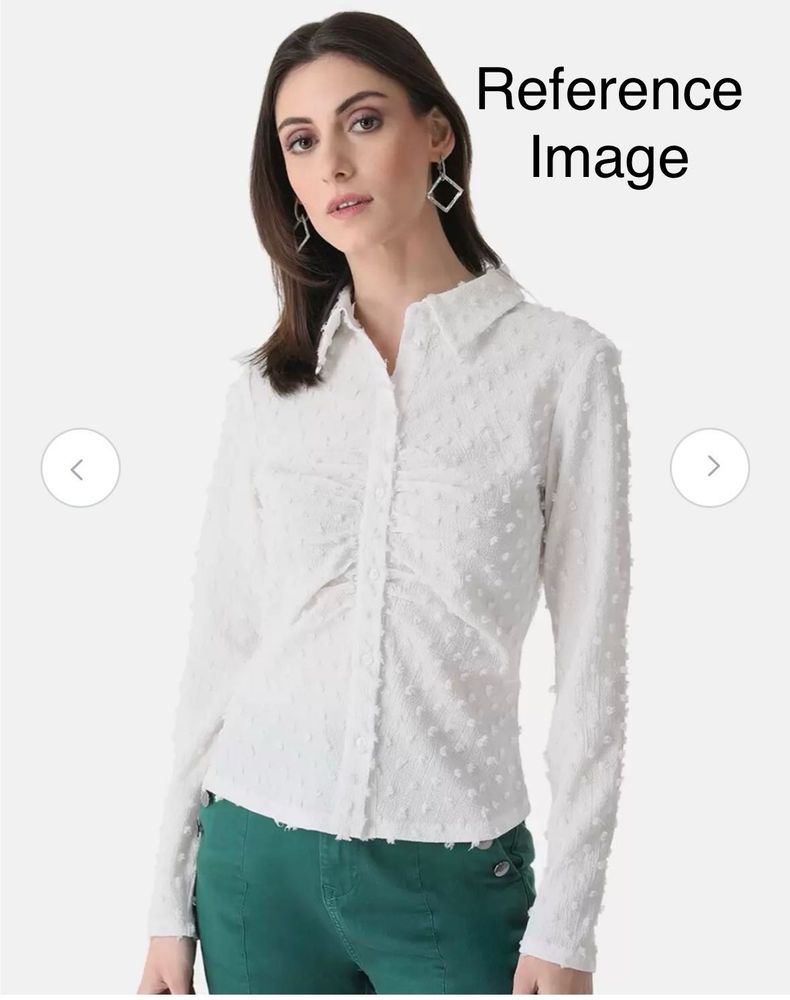 Elegant White Top-L