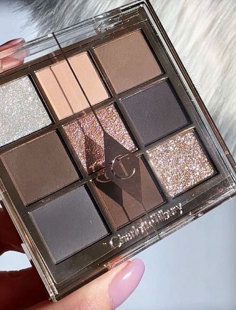 CHARLOTTE EYESHADOW PALETTE AND HUDA GLOSS