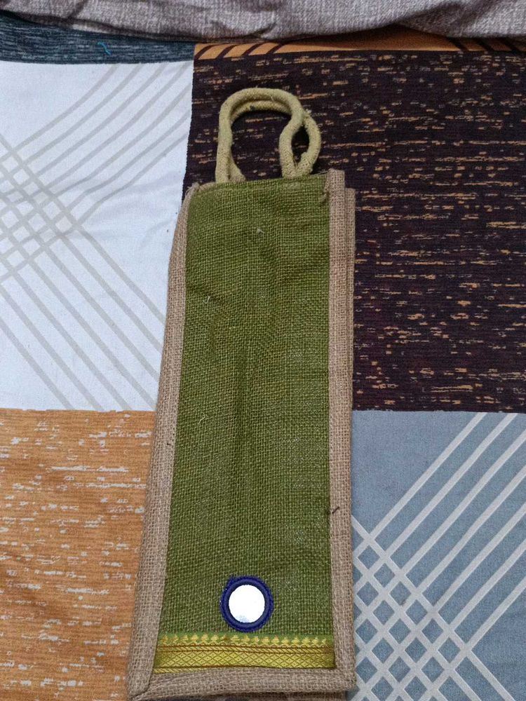 Jute Waterbottle Bag 💚