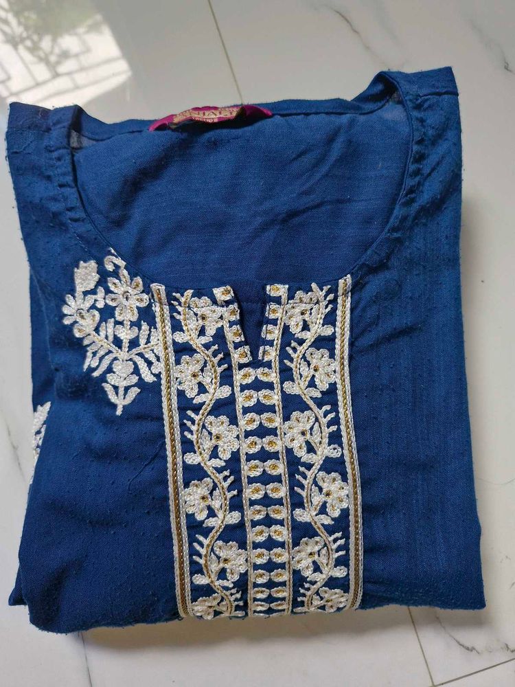 Daily Wear Kurti Pant And Dupatta Set