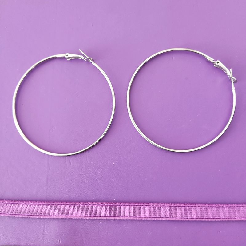 Silver Ring Earring