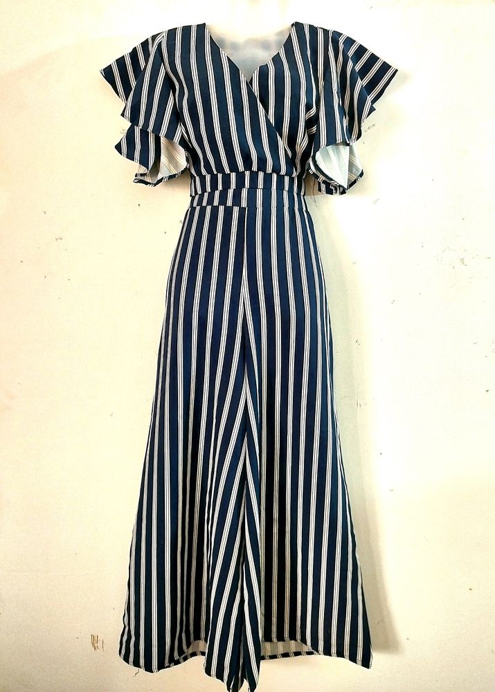 Navy Blue Stripe Co-ord ( Women)