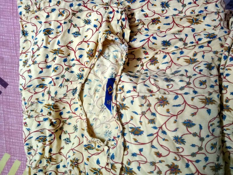 Floral Print Kurta