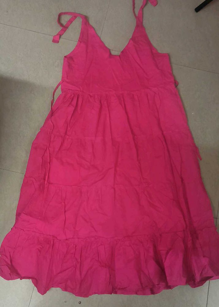 Cotton Pink Dress