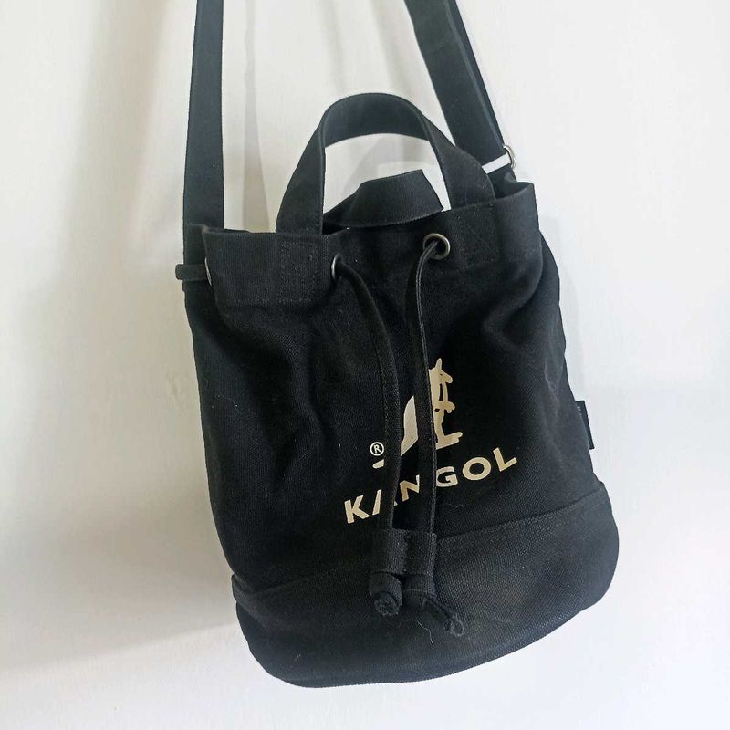 Free Delivery Kangol Drawstring Bucket Sling Bag