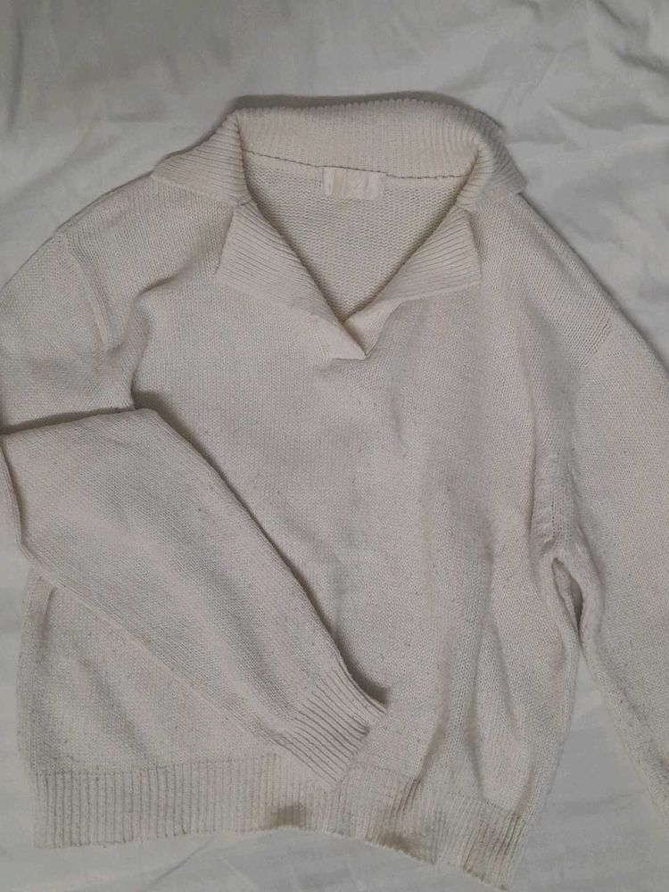 Cream Knit Sweater