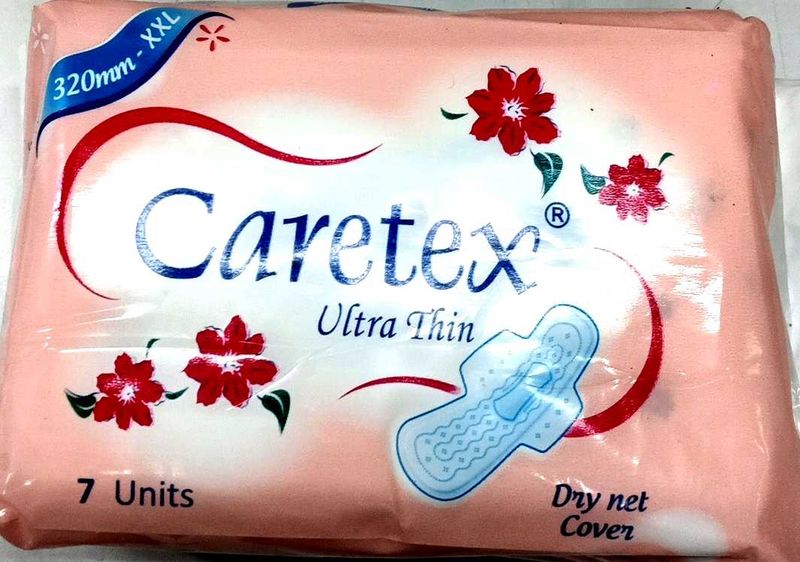 Caretex Ultra Thin Sanitary Pads - 7 Count