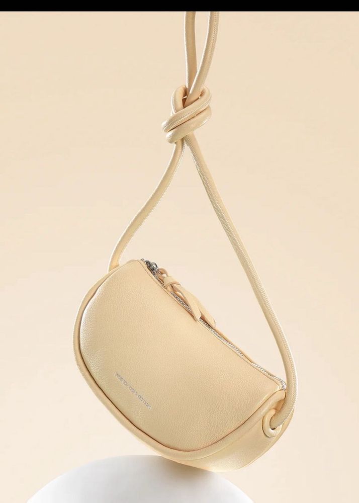 Minimalist Ivory Shoulder Bag