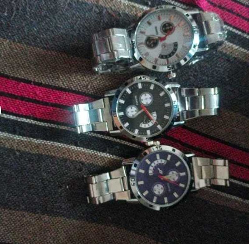 Men Watches New Pack Of 3