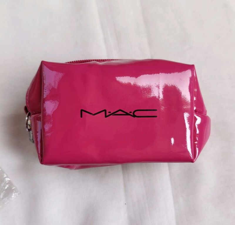 MAC Pink Cosmetic Pouch