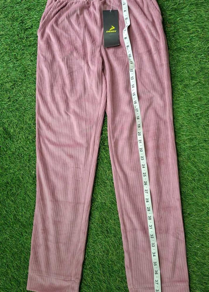 Pink Corduroy Lounge Pants