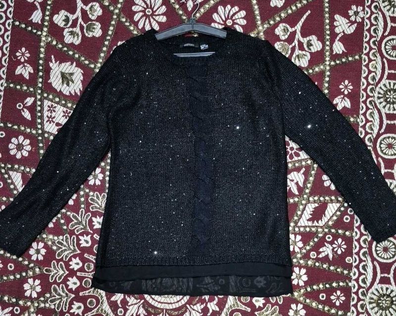 Sparkly Black Sweater
