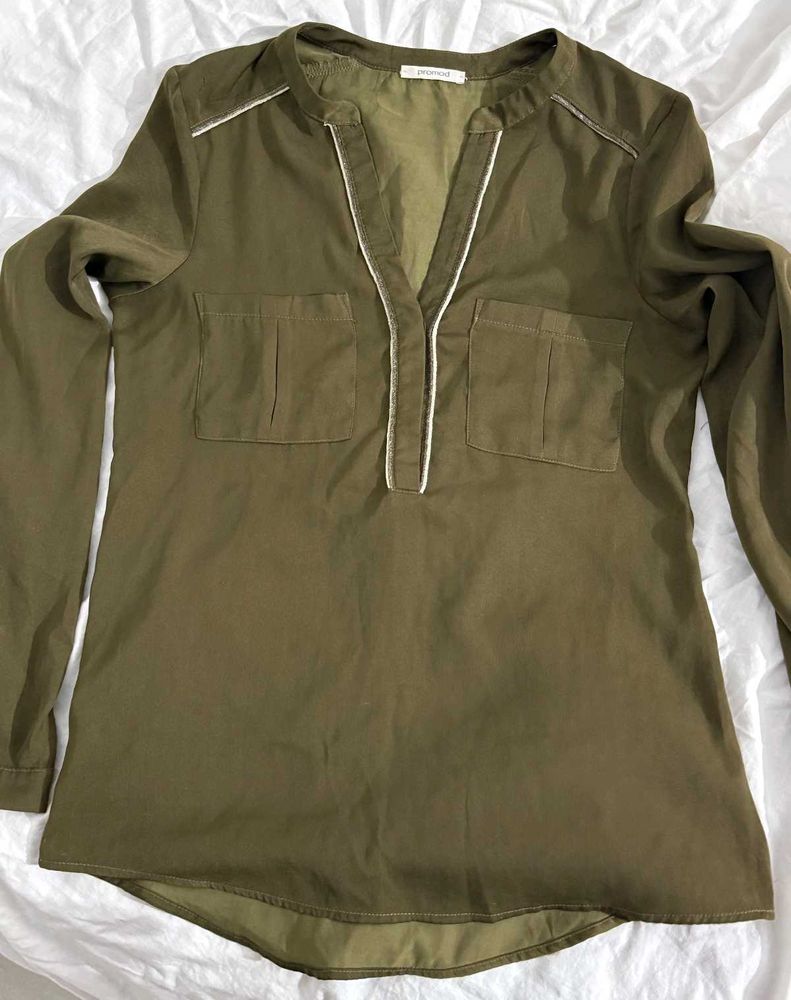 Olive Green Top