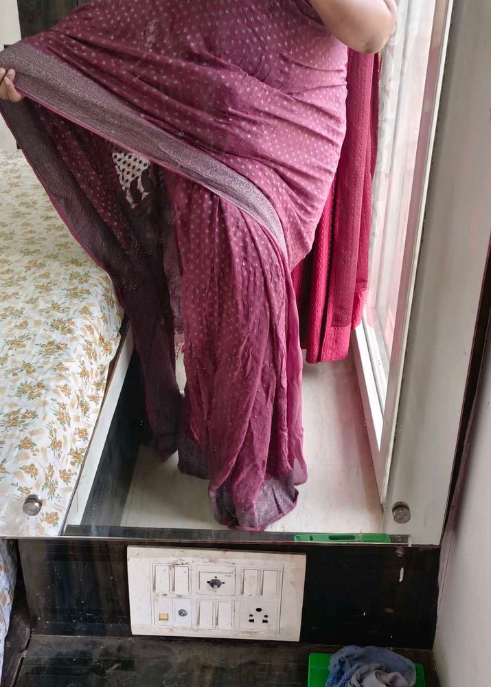 Georgette Pure Fabric Saree