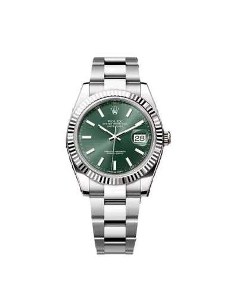 First Copy Rolex Datejust Green Dial Watch