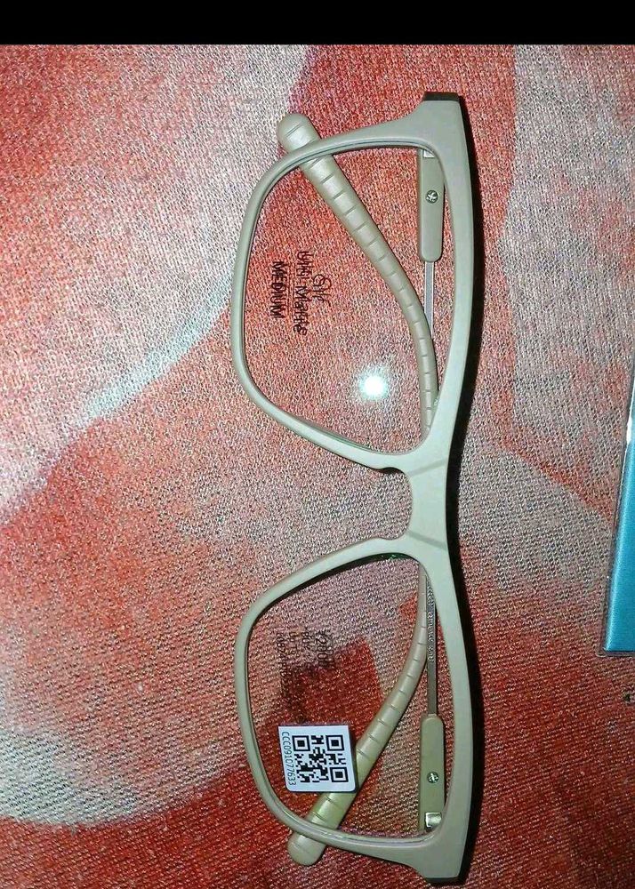 Stylish Beige Eyeglasses