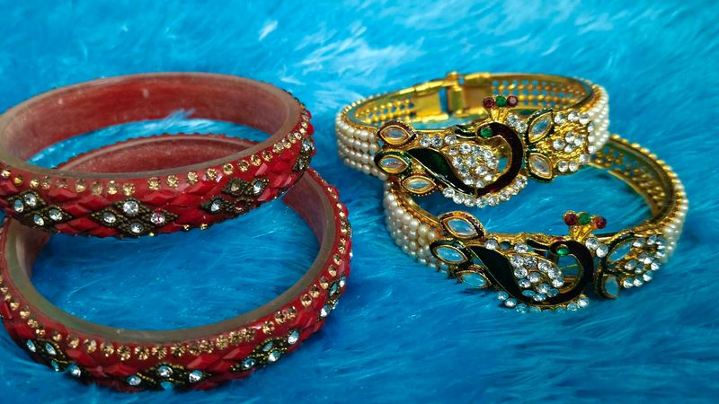 Pack Of Two Gorgeous Bangle Set