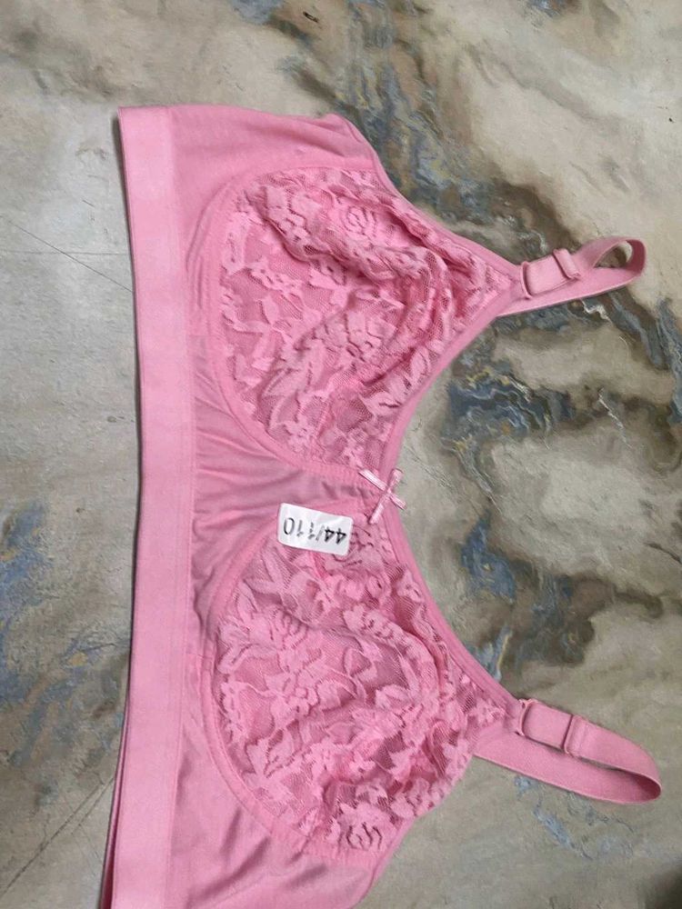 Pink Lace Bra - Size 44/110