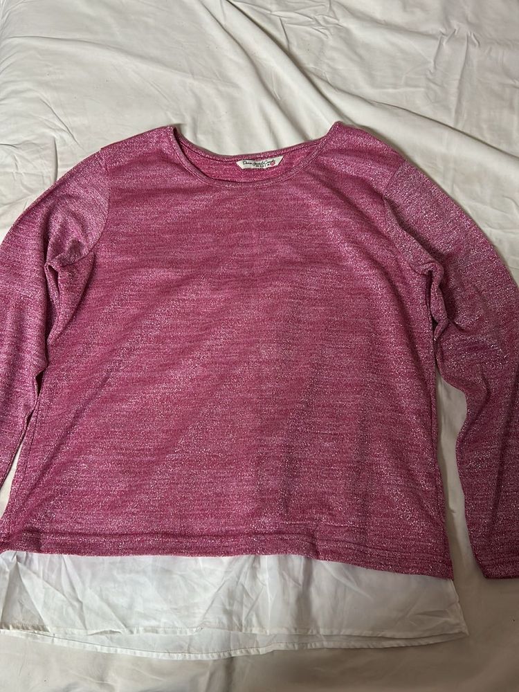 pink t-shirt top