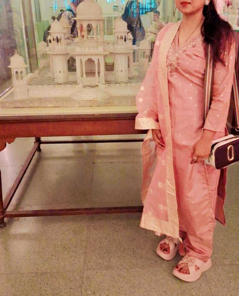 Pink Salwar Kameez Suit Set
