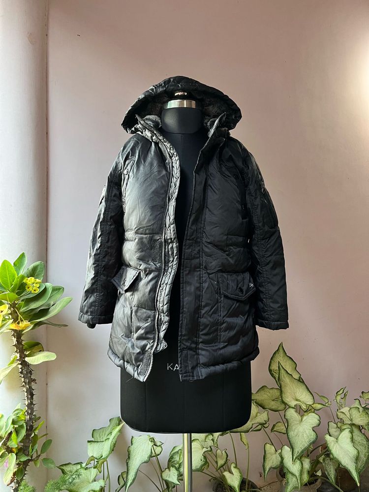Black buffer jacket