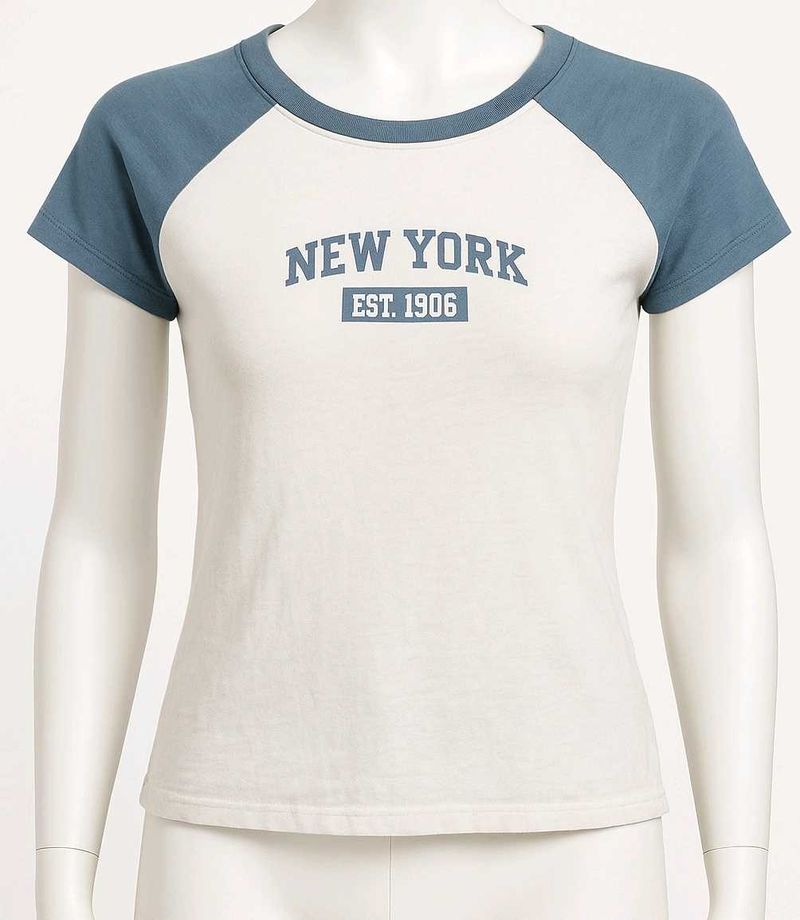 (forever 21 dupe) baby tee NewYork