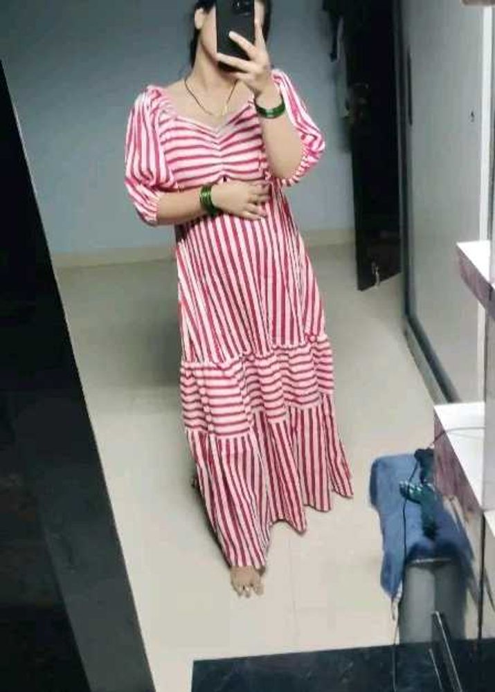 Striped Maxi Dress