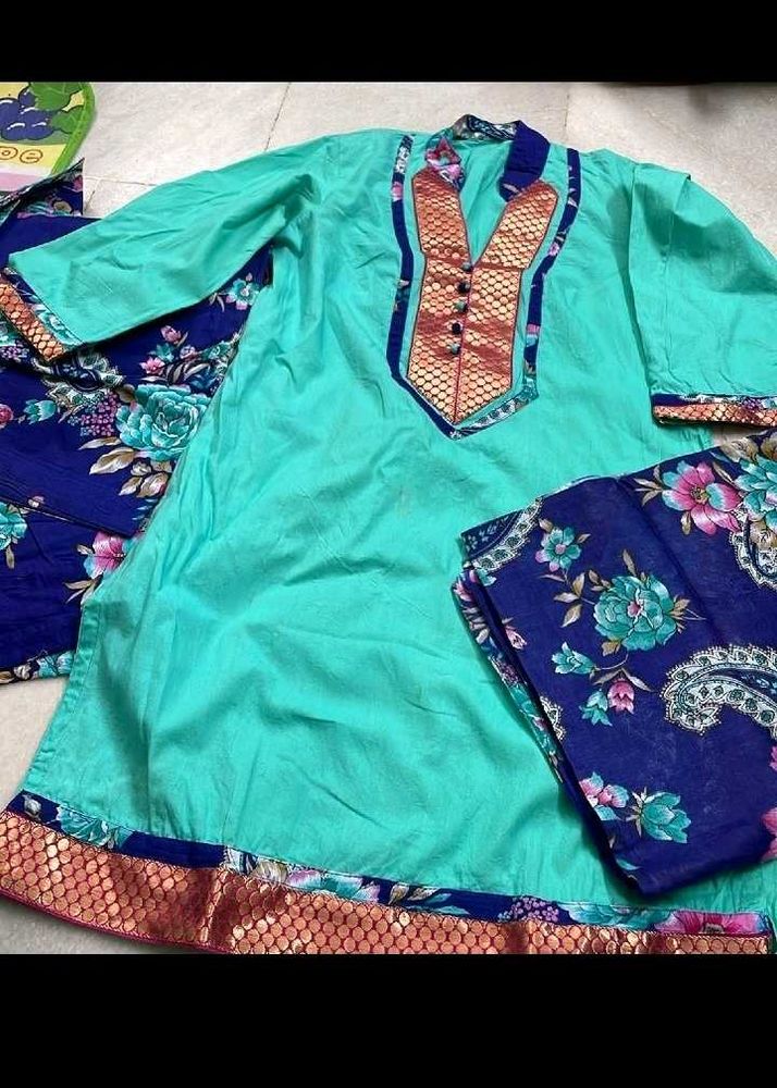 3pic Suit With Beautiful colours
